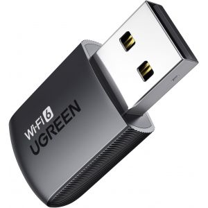 VornixorSarlshop-Cl&eacute; WiFi 6 AX900 Adaptateur USB sans Fil Entr&eacute;e de Gamme Double Bande 5GHz 2.4GHz Soft AP Mode MU MIMO Cryptage WPA2 PSK Dongle R&eacute;seau Pilote Int&eacute;gr&eacute; Compatible avec Windows 11 10 - Neuf
