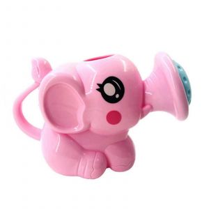 Jeu De Bain Amusant En Forme D'éléphant, Jouet De Bain Pour Bébé, Arrosoir En Plastique, Petit Pot D'arrosage En Forme D'éléphant, Jouets Pour Enfants, Plage, Rose-Rose - Neuf