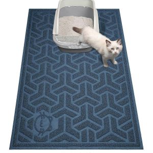 Tapis De Litière Pour Chat,Tapis De Piégeage De Litière Doux Sur Les Pattes De Chat,B - Neuf