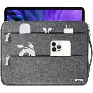 SJZG-Housse Pour Macbook Air 2017 Pro 14 Pouces Pochette Pc Sacoche Ordinateur Portable Femme Homme Imperméable Compatible Avec Hp Lenovo Acer Asus Dell Huawei Gris Foncé - Neuf