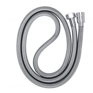 HJLIAN Pommeau de douche flexible en acier inoxydable G1/2 po pour salle de bain, accessoire de douche a ressort epais - Neuf