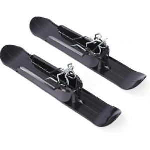 Fixation Portable De Traîneau À Ski Pour Poussettes,Vélos Et Fauteuils Roulants - Roues De Plaque De Ski Pour S'amuser En Plein Air Sur La Neige - Neuf