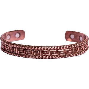 Eryi-Bracelet En Cuivre Pur Pour Homme Et Femme Kada En Cuivre Avec Étui En Velours Et Boîte Cadeau - Neuf