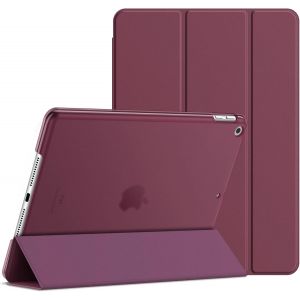 Coque Pour Ipad 10,2 Pouces (Modèle 2021/2020/2019,9ème/8ème/7ème Génération),Housse Étui Avec Veille/Réveil Automatique (Vin Rouge) - Neuf