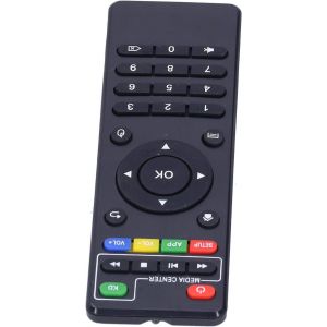 X96 Mini Remote Control X96 Portable TV Box IR Controller Remote Control Replacement for Android x96/x96mini/x96w, Black, Portable - Neuf