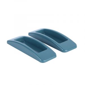 Lot de 6 poignées de porte coulissante autocollantes bleues, pour cuisine - Neuf