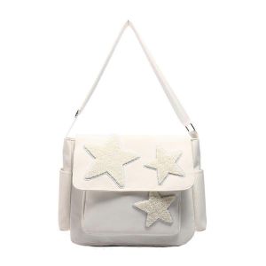 Sac de messager pour les femmes Star Design Sac de messager mignon r&eacute;glable avec poches lat&eacute;rales zipp&eacute;es devrait - Neuf