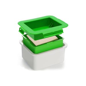 Presse &Agrave; Tofu Avec Bac &Agrave; Eau Pour Faciliter L'&eacute;vacuation De L'eau Et La Fabrication Du Fromage - Neuf