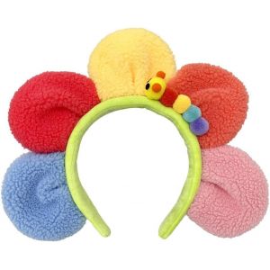 Kal-Bandeau De Tournesol Pour La Fête De Noël Bandeau Mignon Bandeau Décoratif Fleurs Marguerite Bandeau Chenille Bandeau Femme Bandeau Cheveux - Neuf