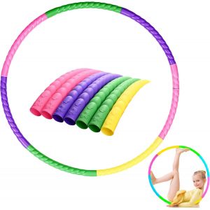 Cerceau Hula Fitness Hoop Pour Enfants,Plastique Amovible Cerceaux Multicolores Amusants Et Fitness,Hula Hoop Avec Mousse,Hula Hoop D'exercice Fitness Pour Gar&ccedil;ons Et Filles.[K1144] - Neuf