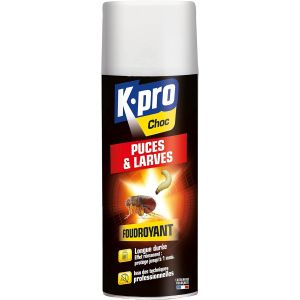 KALANKA-Choc - Spray Aérosol Foudroyant Puces et Larves, voir photo - Neuf