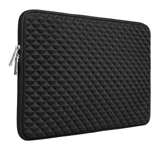 Housse de protection antichoc en mousse diamant pour ordinateur portable 13 pouces, compatible avec Chromebook 13,3 pouces, MacBook Pro 13,6 pouces A2442, A2681, Air Pro 13,3 pouces A2338 (noir) - Neuf