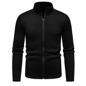 Veste Polaire Homme Entierement Zippee, Coupe-Vent, Legere, Taille S, Noire - Neuf
