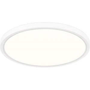 Plafonnier Led Dimmable 24w Avec T&eacute;l&eacute;commande &iquest; Lampe De Plafond Chambre Avec R&eacute;tro&eacute;clairage Veilleuse 2000k, Minuterie, Rond Ultra Plat Pour Salon, Cuisine, Chambre D'enfant &Oslash;30cm - Neuf