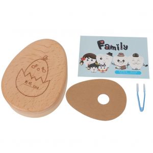Boite De Rangement En Bois Pour Dents De Lait Pour Enfants (Coq) - Neuf