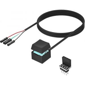 Touches mécaniques Capuchons Carte mère Démarrage externe Ordinateur Interrupteur Bouton marche/arrêt Câble d'extension Bouton d'alimentation PC Interrupteur mécanique - Neuf