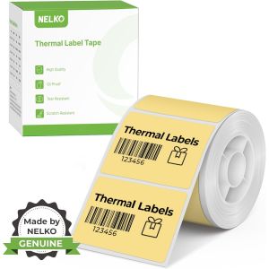 TIANYI-Etiquettes thermiques PM220 - 40 x 30 mm - Imperméable - Jaune - 230 étiquettes - Compatible avec PM220 - Neuf