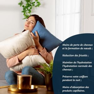 Cauc-Taie D'oreiller 40x70 Microfibre Premium Lot De 2 Housse Coussin Pour Coussins Canap&eacute;/Lit Tissu Super Doux Resistant Et Lavable Hypoallerg&eacute;nique Anti-Acariens Avec Fermeture &Eacute;clair Invisible - Neuf