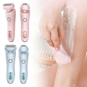 Rasoir &Eacute;lectrique 2 En 1 Pour Femmes, &Eacute;l&eacute;gant Et Portable. Rasoir Inclus (1 Rasoir &Eacute;lectrique Rose). - Neuf