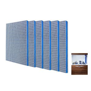 Lot De 6 &Eacute;ponges Filtrantes &Agrave; 8 Couches Pour Aquariums Et Bassins. - Neuf