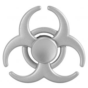 Spinner a main populaire pour le bout des doigts, roulement a grande vitesse, jouet de bureau, anti-anxiete et anti-stress, blanc - Neuf