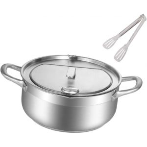 Friteuse Japona Profonde Pour Poulet Avec Couvercle Pour Légumes, 24Cm - Neuf