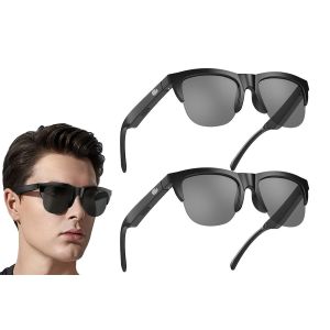 Lunettes intelligentes Bluetooth 5.3 avec haut-parleurs &agrave; oreille ouverte et verres HD pour la musique et les appels - Neuf