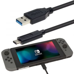 KALANKA-C&acirc;ble Chargeur USB Extra Long 2 M&egrave;tres pour Nintendo Switch OLED, Switch/Switch Lite, Samsung S21 FE, S22 Ultra/Plus, S10/Note 10 Lite, A21s, A22 A53 A72 5G, S21, S20 S9 Note 20, Huawei P40 - Neuf
