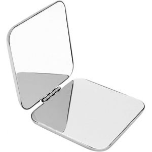 En Acier Inoxydable Pliant De Poche Miroir Double Face Miroir, De Voyage Pliable Miroir, Miroir Compact, Miroir À Main, Des Cadeaux Pour Les Filles, Les Femmes, Les Hommes - Neuf