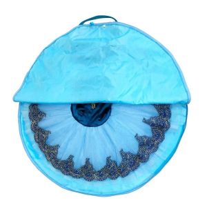 Noir professionnel Ballet Tutu sac fille rose imperméable Oxford pliable doux Ballet sac Ballet Tutu étui paquet bleu marine BG01A-Diameter 80CM-Bleu - Neuf