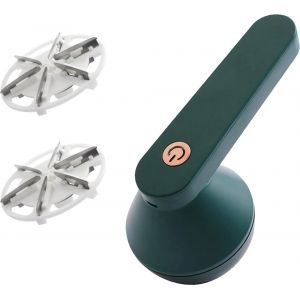 Un épilateur électrique vert est rechargeable, épilateur 2 en 1, épilateur portable, rasoir à mouchoirs, épilateur - Neuf