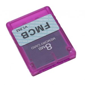 V1.953 Carte M&eacute;moire Professional Opl Hd Loader Carte De Programme De Jeu Pour Accessoires De Console De Jeu 8 Mo Violet Transparent - Neuf