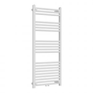 Radiateur s&egrave;che-serviettes chauffage salle de bain acier 120 x 60 cm blanc Helloshop26 03_0010417 - Neuf