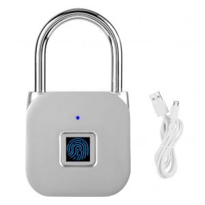 Mini cadenas electronique a empreintes digitales, etanche, antivol, sans cle, pour armoire - Neuf