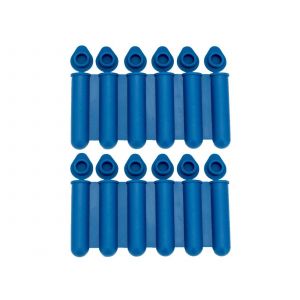 Moules &Agrave; Gla&ccedil;ons En Silicone Avec Couvercle, 6 Compartiments, Bleus, Lot De 2 - Neuf