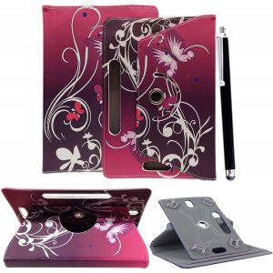 ELVORIX-&Eacute;tui universel en cuir PU avec support pour toutes les tablettes de 6"", 6,8"", 7"", compatible avec Kindle eReaders Fire Tablet - Kobo/Voyaga/Lenovo/Sony E-Book/iPad Mini 5 4 3 2 1 (Papillon Vi - Neuf