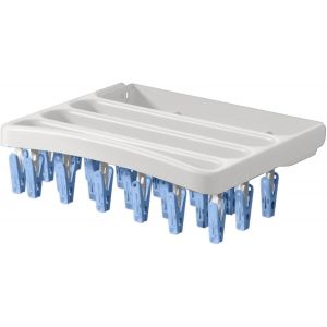 Séchoir à chaussettes (blanc), étendoir à linge pliable - Windpro - Neuf