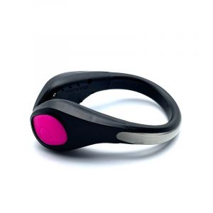 Pack De 2 Led De La Chaussure De Clips Pour La Nuit De La Sécurité, Idéal Pour La Course, Le Jogging, Le Vélo, La Marche (Rose) - Neuf