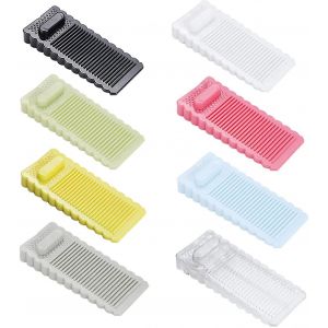 Ensemble de 8 cales et but&eacute;es de porte en caoutchouc souple, disponibles en 8 couleurs. - Neuf