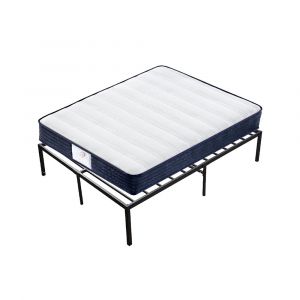 Epaisseur 22 cm matelas &agrave; ressorts + cadre de lit en m&eacute;tal 140x190 cm - Neuf