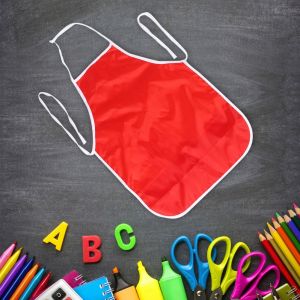 Hjlian Lot De 10 Tabliers De Peinture Impermeables Sans Manches Pour Enfants De Maternelle (Rouge) - Neuf