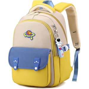 KALSC-Sac À Dos Pour Filles Et Garçons,Sacs D'École Primaire Avec Pendentif Astronaute - Neuf