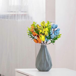 Branche D'arbre D'oeuf De P&acirc;ques 8,7 Pouces De Long Boutures De Mousse En Plastique - Couleurs Riches Et R&eacute;alistes Durables - Neuf