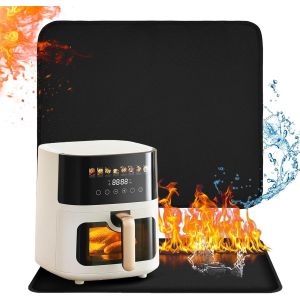 Subzonal-Tapis R&eacute;sistant &Agrave; La Chaleur Pour Friteuse &Agrave; Air, Tapis En Silicone Ignifuge Pour Comptoir De Cuisine, Protecteur De Comptoir Tapis R&eacute;sistant &Agrave; La Chaleur Antid&eacute;rapant Et Imperm&eacute;able (38 X 4 - Neuf