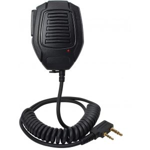 Micro Haut-Parleur Portable, Microphone Radio &agrave; Distance d'&eacute;paule &agrave; 2 Broches avec Prise d'&eacute;couteur 3,5 mm, Compatible avec Le Talkie-walkie UV-5R 888S RETEVIS - Neuf