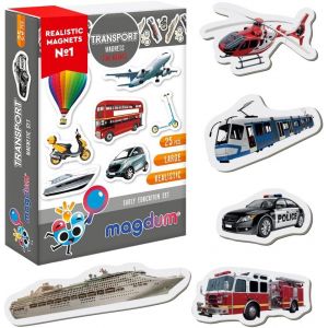 KAL-25 Pcs Transport Aimant Enfant - Magnet Enfant - Animaux Magnetique - Jeux Aimanté Enfant - Magnet Frigo Enfant - Jeu Magnetique Enfant - Animaux Aimantés Magnétique Enfant - Jeux Aimanté - Neuf