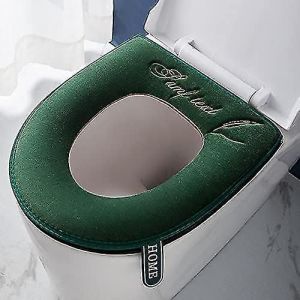 Paquet de 3 housses de siège de toilette plus épaisses Couvertures de siège de toilette Housse de siège de toilette Coussin épais doux lavable s'adapte à tous les sièges de toilette ovales - Neuf