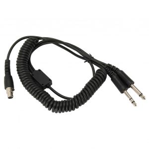 Mini XLR 5 broches prise vers GA double prises Câble adaptateur de casque pour David Clark Avcomm ASA pour double GA PJ055 PJ068 Jack A-B - Neuf