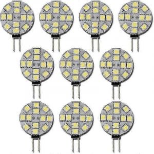 10x G4 Led Ampoule Ac / DC 12v Non Dimmable Blanc 6000-6500K Ampoule Remplacement 2w Lampe halogène pour cuisine camping-car Rv Remorque Boatfonepro - Neuf