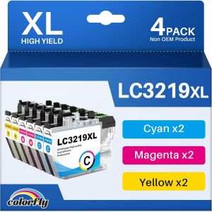 ERYI-3219Xl Lot De Cartouches D'Encre De Rechange Pour Brother Lc3219 Lc3217, Pour Brother Mfc-J5330Dw, Mfc-J5335Dw, Mfc-J5730Dw, Mfc-J5930Dw, Mfc-J6530Dw, Mfc-J6930Dw, Mfc-J6935Dw - Neuf